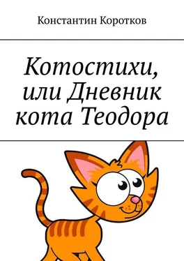 Константин Коротков Котостихи, или Дневник кота Теодора обложка книги