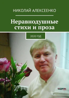 Николай Алексеенко Неравнодушные стихи и проза. 2020 год обложка книги