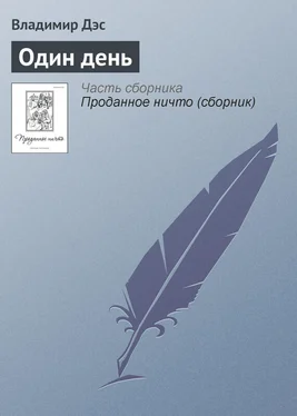 Владимир Дэс Один день обложка книги