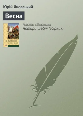 Юрій Яновський Весна обложка книги