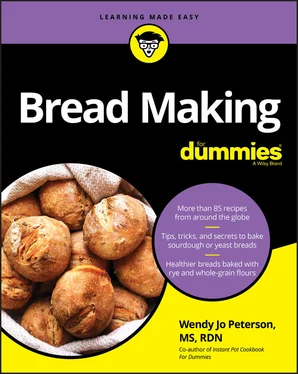 Wendy Jo Peterson Bread Making For Dummies обложка книги