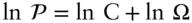 As additive properties ln and ln Ω are consistent with our other extensive - фото 101