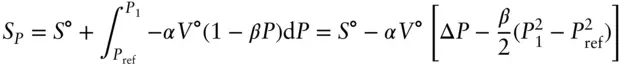 The reference pressure P ref is negligible compared with P 101 MPa vs 1600 - фото 337