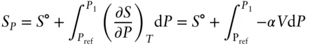 We use S pto indicate the entropy at the pressure of interest and S the - фото 336