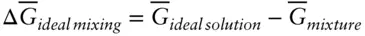Figure 37 Molar free energy in an ideal mixture and a graphical illustration - фото 386