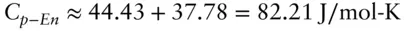 The observed value for the heat capacity of enstatite at 300 K is 8209 - фото 215