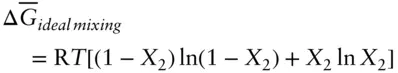 Since X 2is less than 1 Δ G is negative and becomes increasingly negative with - фото 381