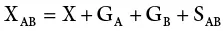 where X is the general mean and G Aand G Bare the GCA estimates of the parents - фото 67