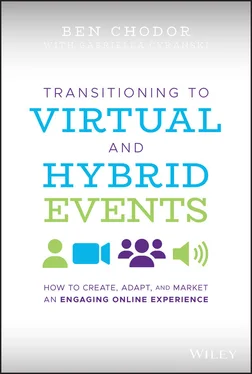 Ben Chodor Transitioning to Virtual and Hybrid Events обложка книги