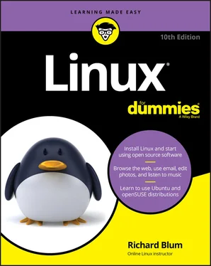Richard Blum Linux For Dummies обложка книги