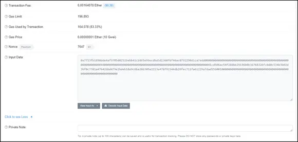 FIGURE 37Original format of input data Etherscan can decode the input data - фото 41