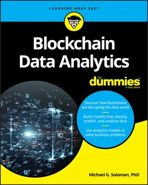 Michael G. Solomon Blockchain Data Analytics For Dummies обложка книги