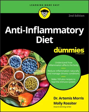 Artemis Morris Anti-Inflammatory Diet For Dummies обложка книги