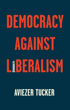 Aviezer Tucker Democracy Against Liberalism обложка книги