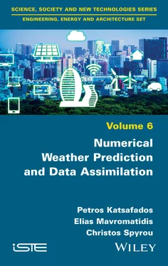 Petros Katsafados Numerical Weather Prediction and Data Assimilation обложка книги