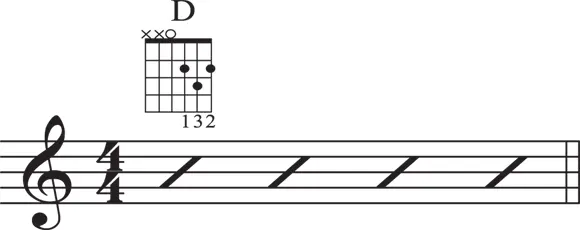 FIGURE 14Rhythm slashes Chapter 2 Warming Up for Your Practice Sessions IN - фото 14