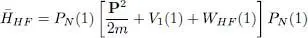 This operator acting in the subspace spanned by the N kets θj is a - фото 749