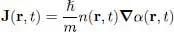or defining the particle local velocity v r t as the ratio of the current - фото 556
