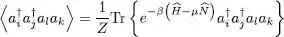 As the exponential operator in the trace is diagonal in the Fock basis states - фото 300