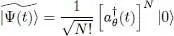 but we now suppose that the individual ket θ is a function of time θ t - фото 497