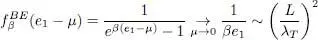 we assume the box to be large enough so that L λ T which means βe 1 1 - фото 361