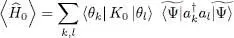 Since is a Fock state whose only nonzero population is that of the state θ - фото 430