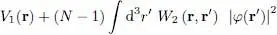 which actually contains the wave function φ in the integral over d 3 r it is - фото 421