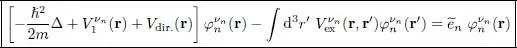 These are the HartreeFock equations with spin and in the position - фото 792