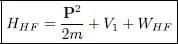 the stationary condition for the total energy is simply that the ket HHF θ - фото 745