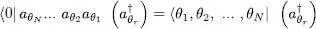 Note however that in the ket the action of the annihilation operator aθs - фото 611
