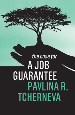 Pavlina R. Tcherneva The Case for a Job Guarantee обложка книги