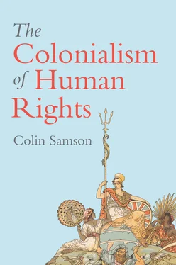 Colin Samson The Colonialism of Human Rights обложка книги