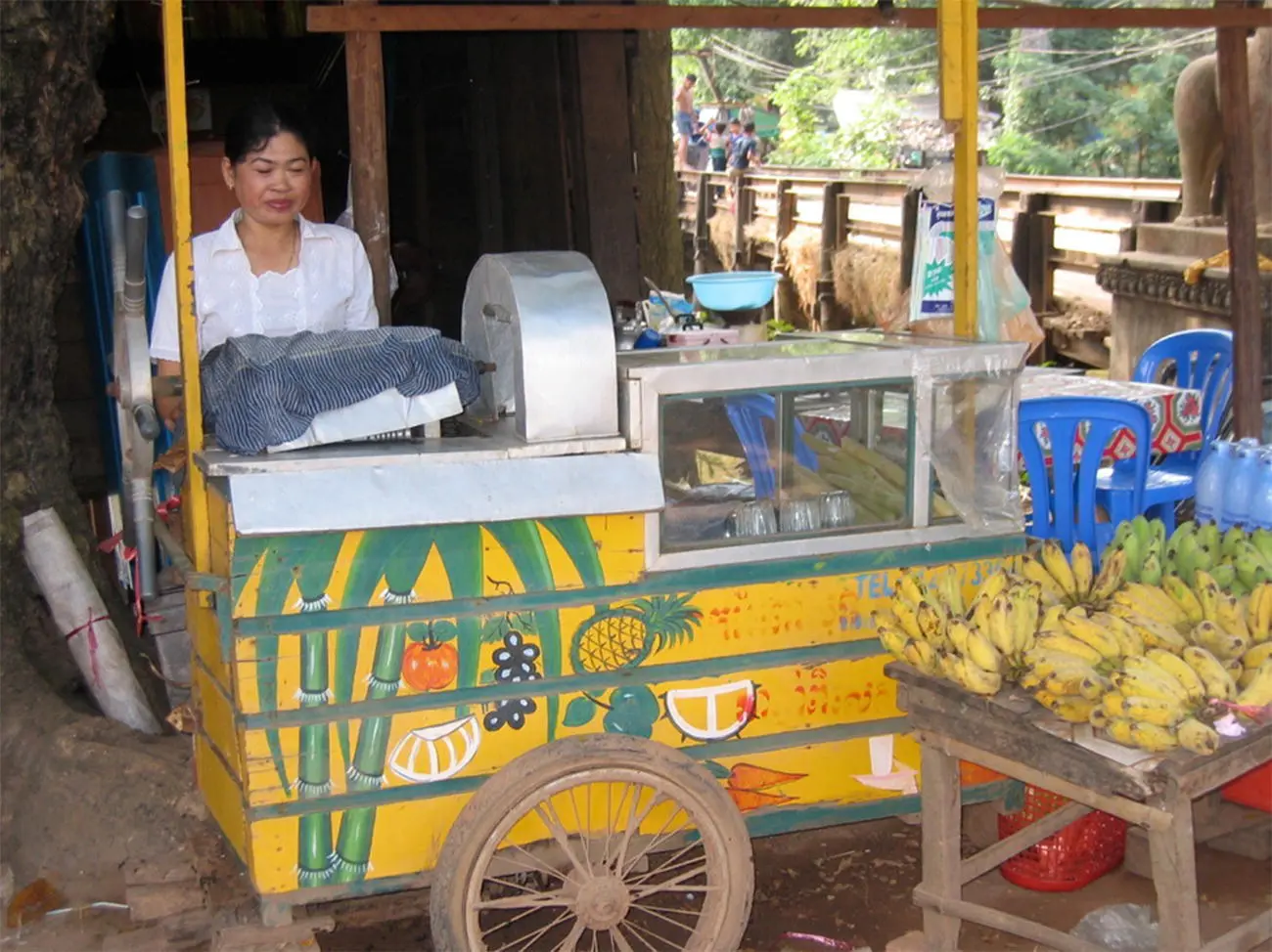 Figure 12 Orms sugar cane juice stall outside her home Siem Reap 2004 - фото 3