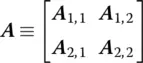 where m n matrix Awas partitioned through m 1 n 1 matrix A 11 m - фото 980