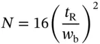 Inserting the data from Figure 34gives A plate number of 576 is very low and - фото 43