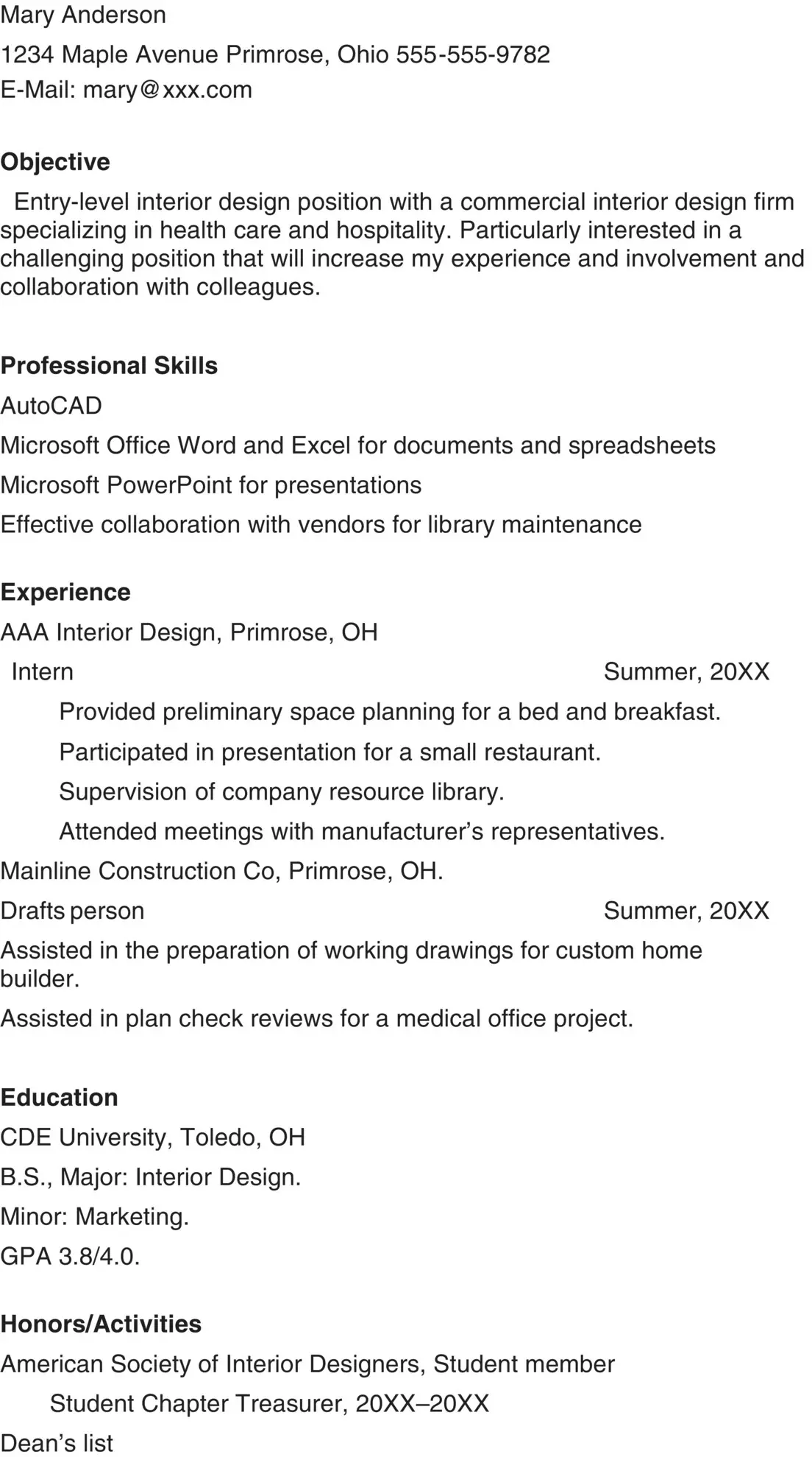 FIGURE 62 This is a revised version of the student resume in Figure 61 - фото 3