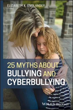 Elizabeth K. Englander 25 Myths about Bullying and Cyberbullying обложка книги