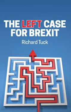 Richard Tuck The Left Case for Brexit обложка книги