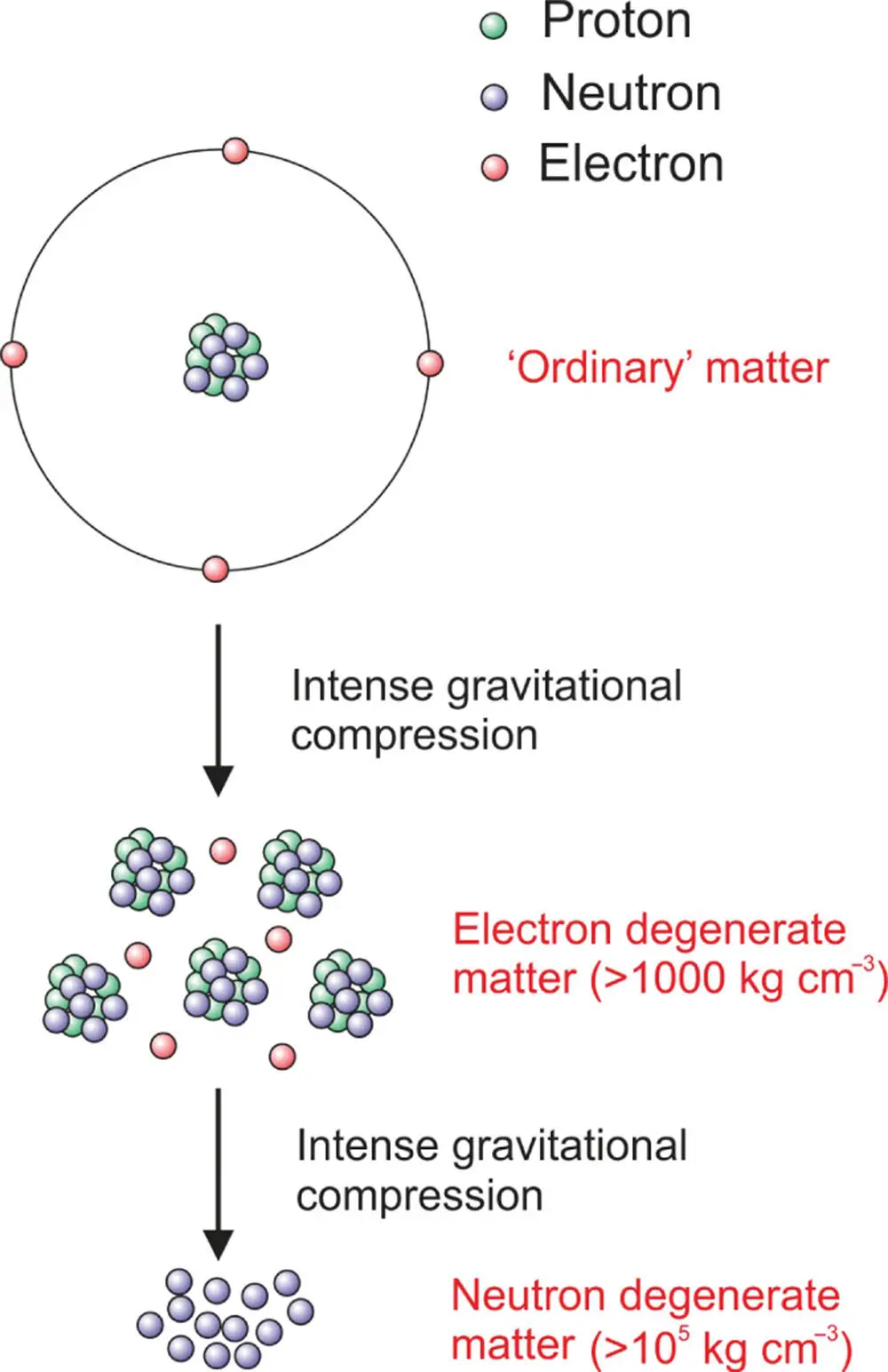 Figure 321 Electron and neutron degenerate matter In electron degenerate - фото 54