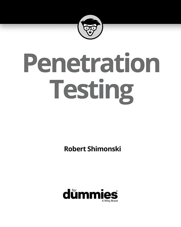 Penetration Testing For Dummies Published by John Wiley Sons Inc111 - фото 1