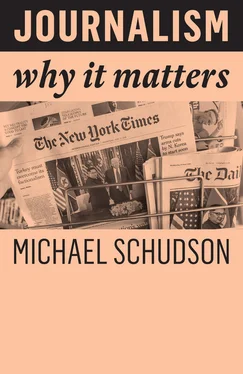 Michael Schudson Journalism обложка книги