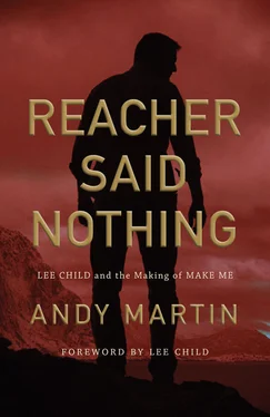 Andy Martin Reacher Said Nothing обложка книги