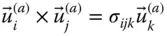 In Eq 127 σ ijkis designated as the cross product sign variable which is - фото 390