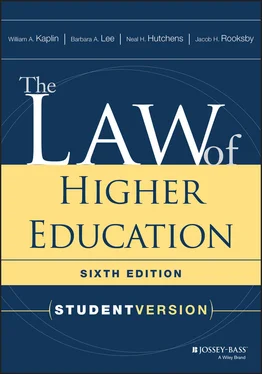 William A. Kaplin The Law of Higher Education обложка книги