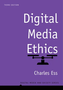 Charles Ess Digital Media Ethics обложка книги