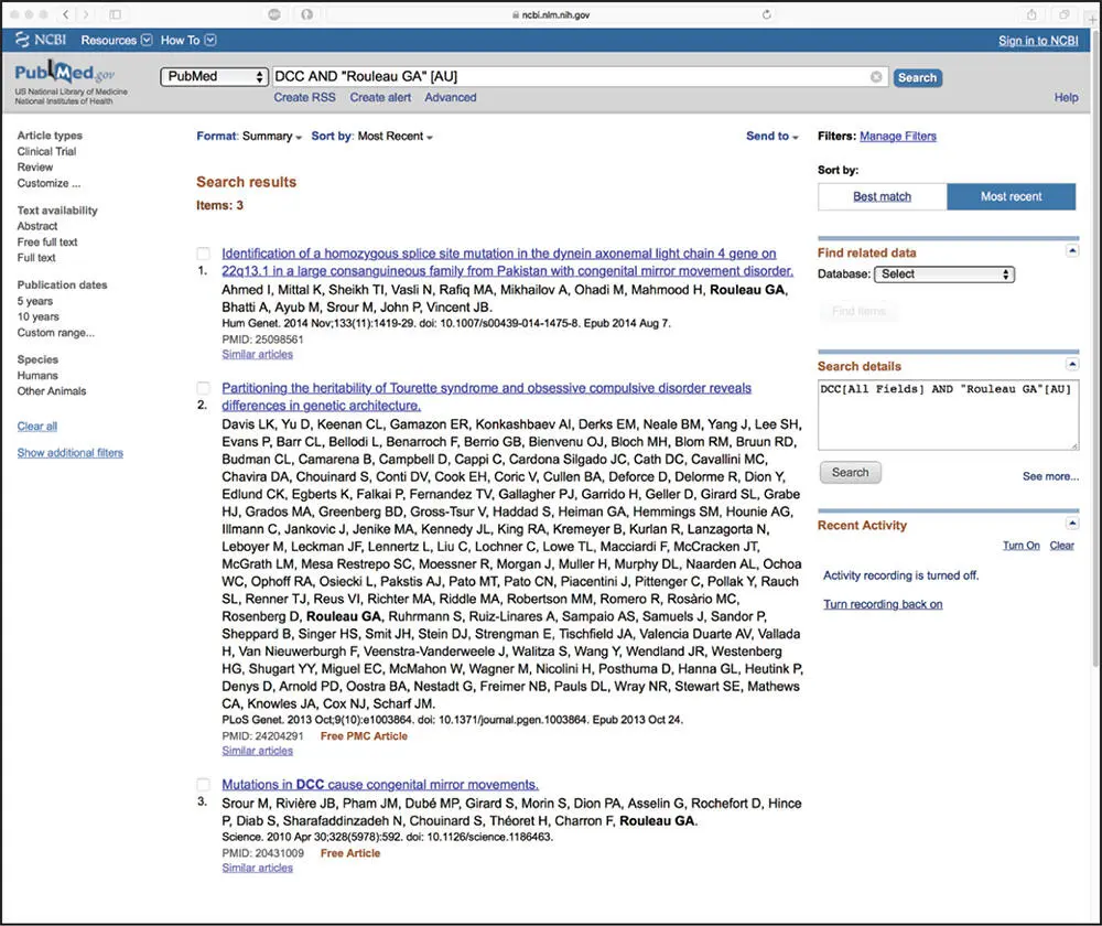 Figure 22 Results of a textbased Entrez query against PubMed using Boolean - фото 10