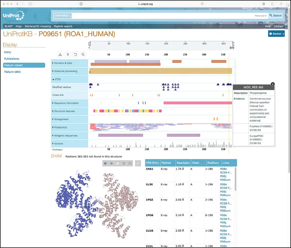 Figure 14 The Feature viewer rendering of the record for the human - фото 7