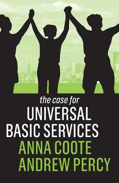 Anna Coote The Case for Universal Basic Services обложка книги