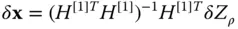 If δ xand δZ ρare assumed random with zero mean the error covariance E - фото 49