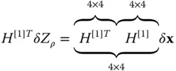 Then we premultiply Eq 229by H 1T H 1 1 230 If δ xand δZ - фото 48